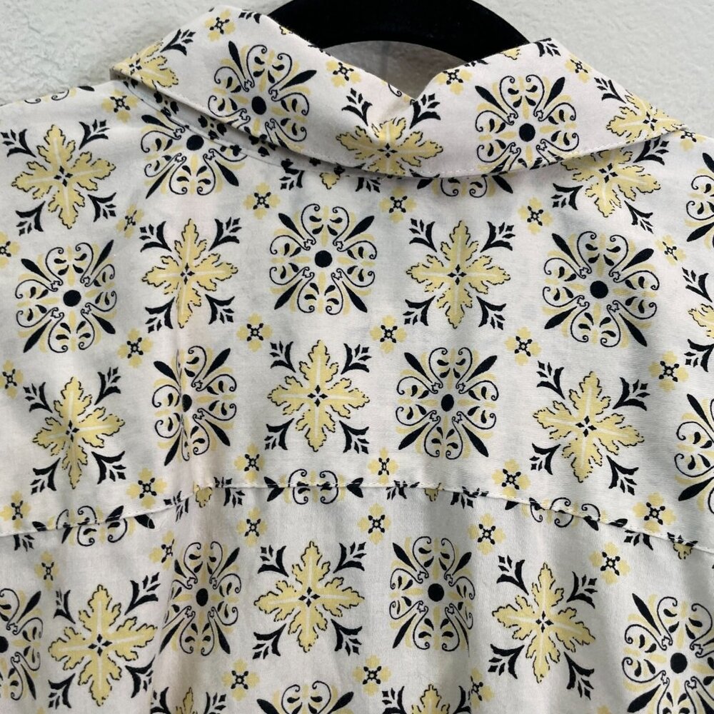 Foxcroft Womens Plus 20W Shaped Wrinkle Free Shirt Floral Long Sleeve Top Blouse - Picture 9 of 9